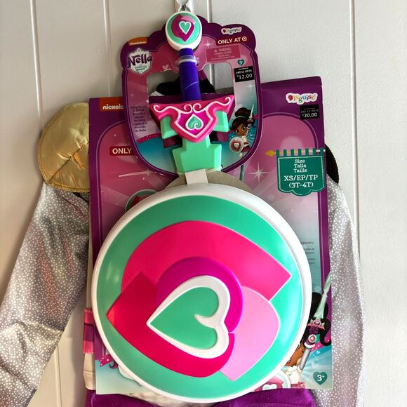 Disguise Only At Target Nickelodeon NELLA The Princess Knight Toddler 3T-4T #S - Picture 4 of 5